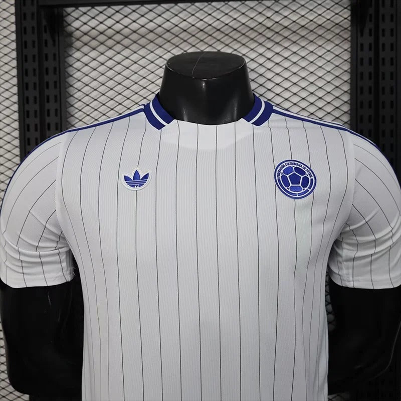 Camiseta de Colombia 2026 edición jugador, edición especial blanca