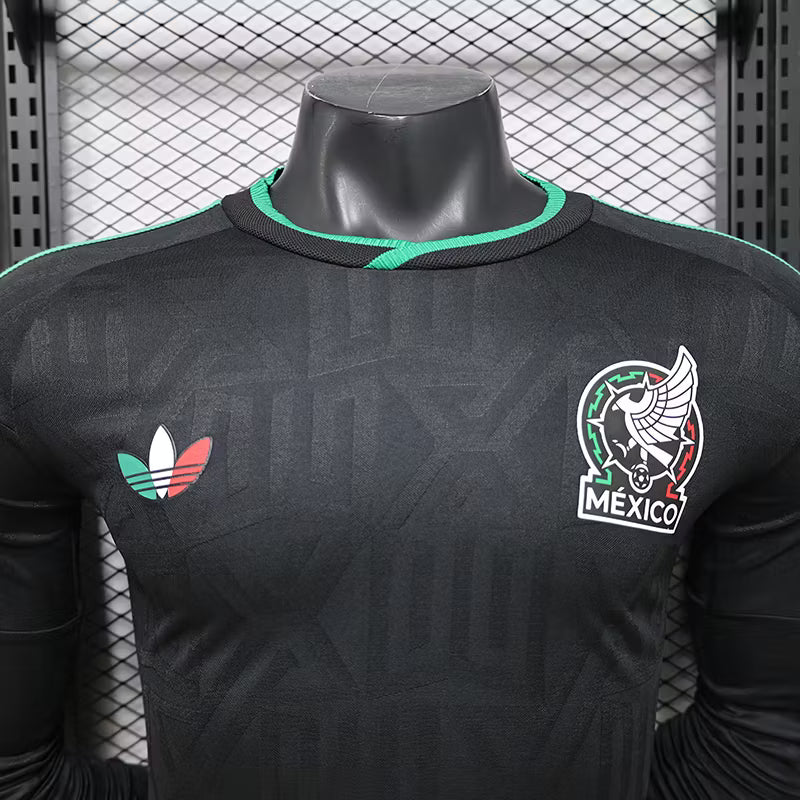 Camiseta de visitante de México 2026 edición jugador manga larga