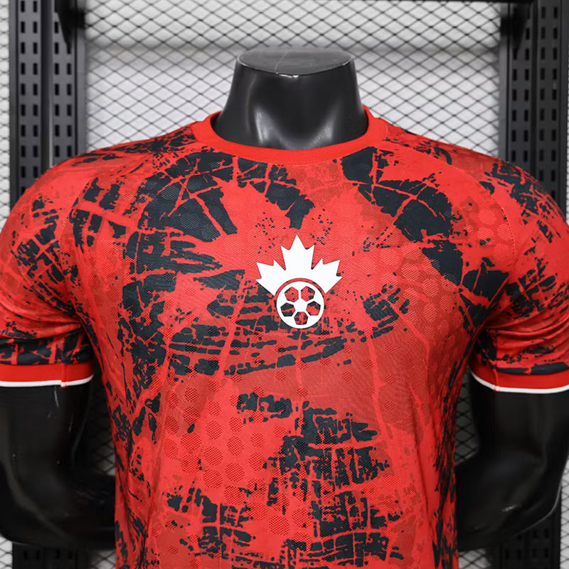 Camiseta especial roja de Canadá 2026 edición jugador