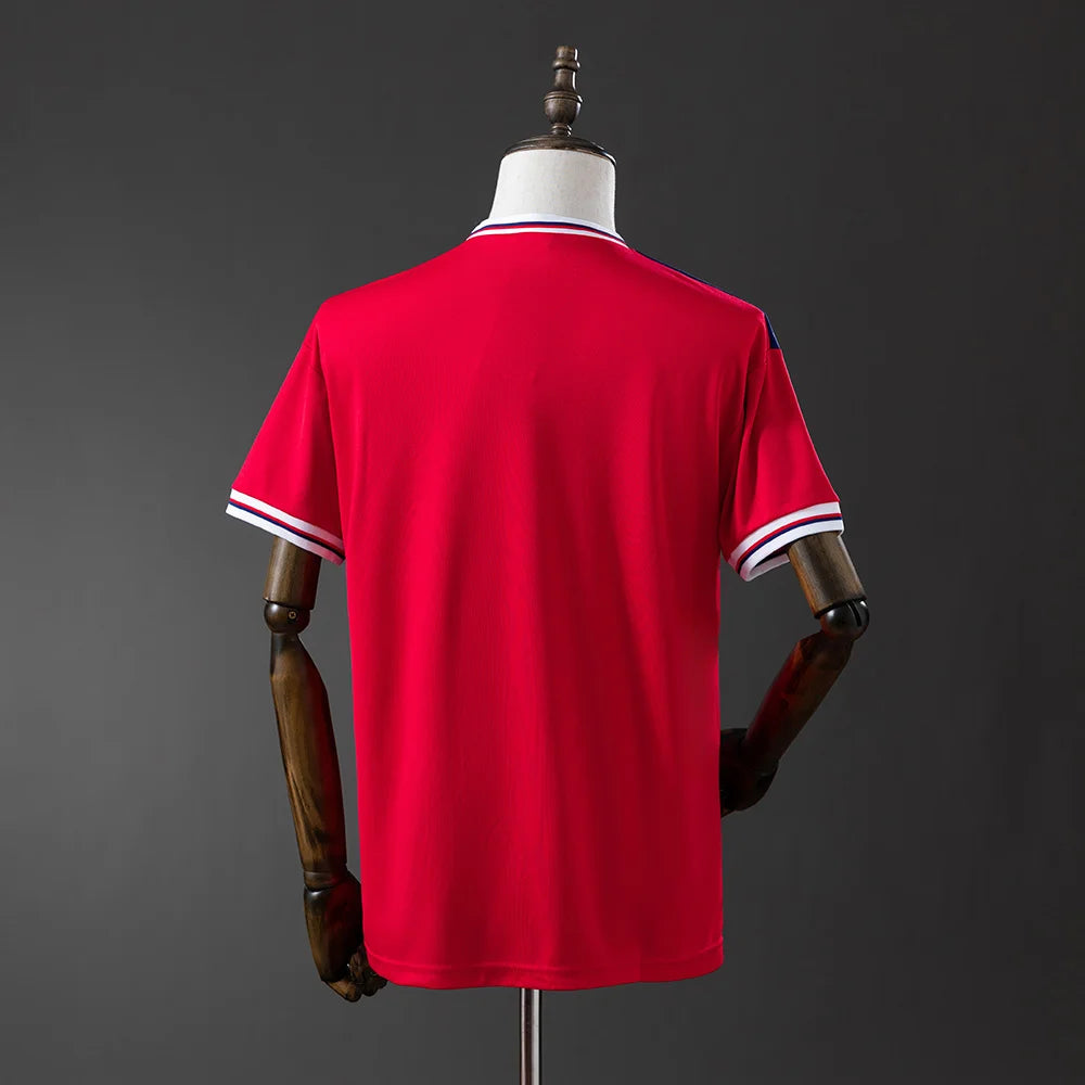 Camiseta retro de visitante de Inglaterra 1982 edición fan