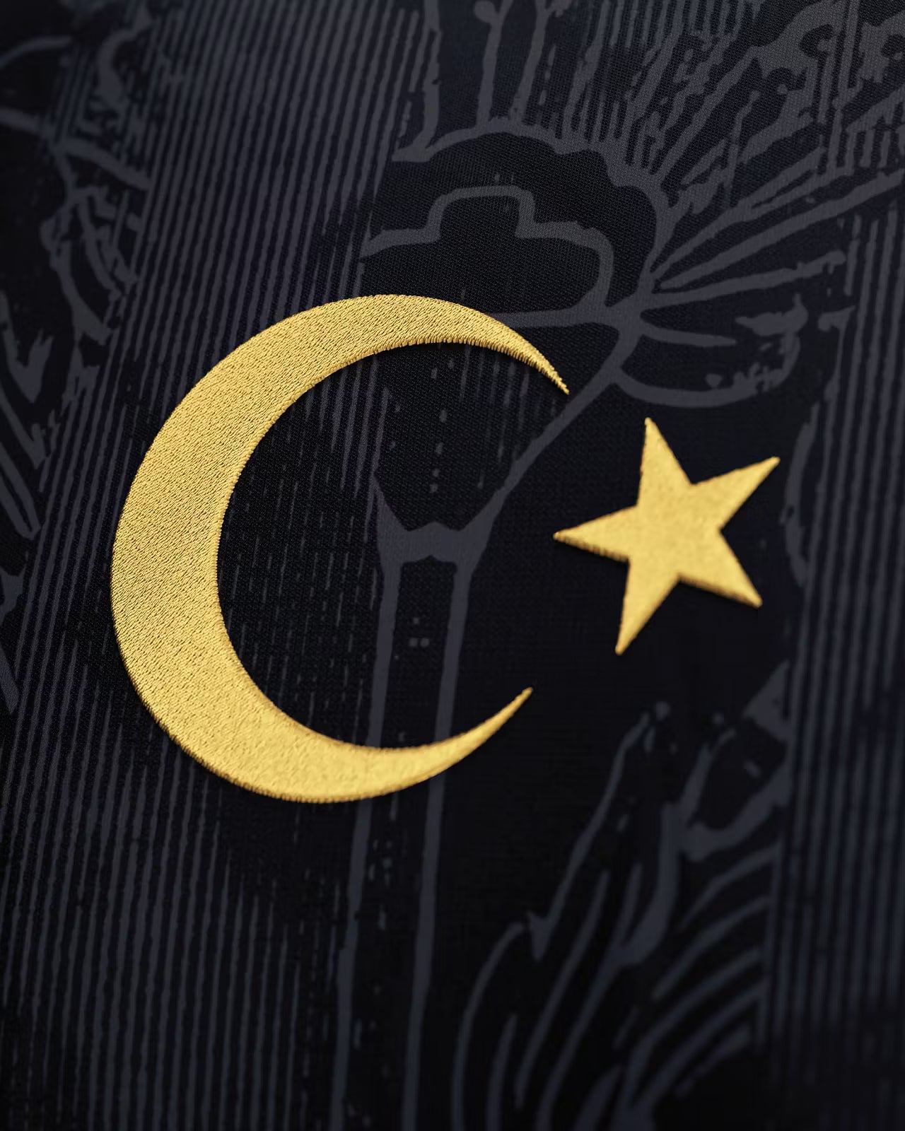 Camiseta tradicional de Turquía negra 2026 edición fan