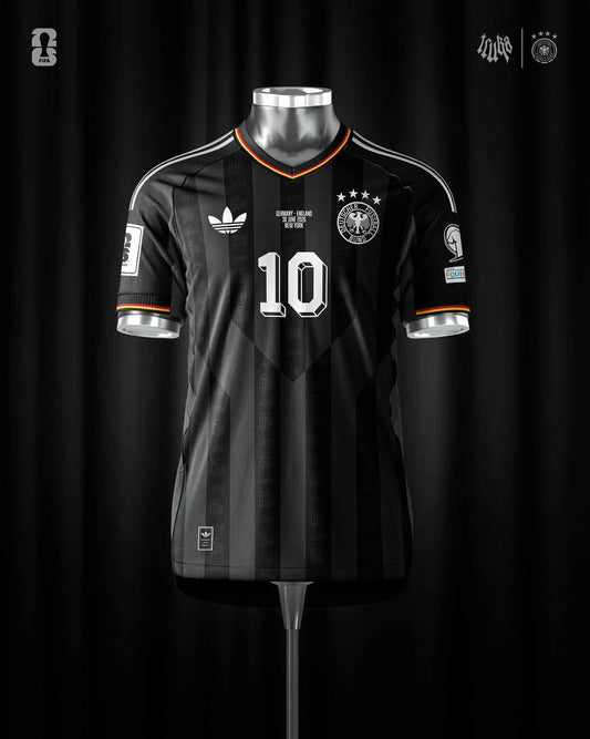 Camiseta negra de edición especial de Alemania rumbo al Mundial 2026