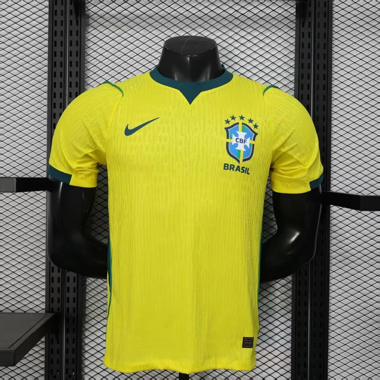 Camiseta amarilla de edición especial de Brasil 2025, versión jugador