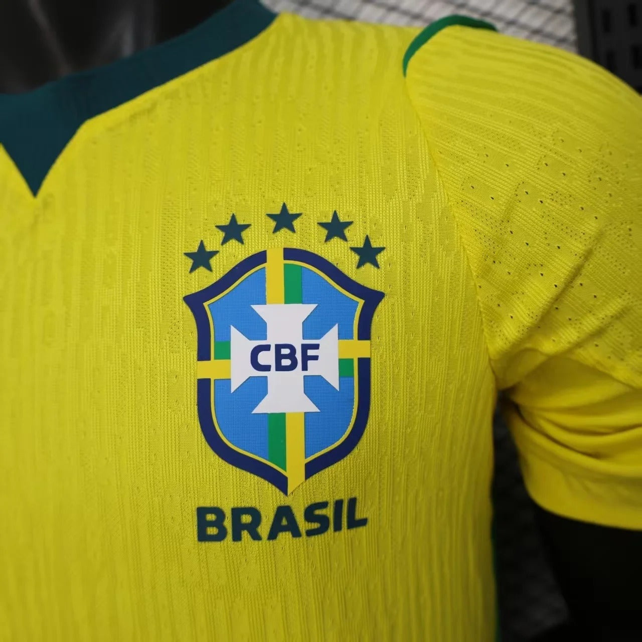Camiseta amarilla de edición especial de Brasil 2025, versión jugador