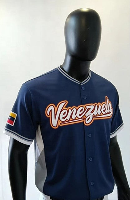 Camiseta de béisbol de Venezuela 2026 edición local para hombre