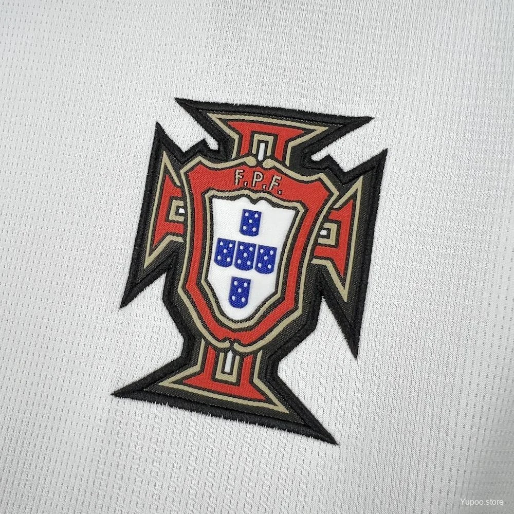 Camiseta blanca edición especial de Portugal 25/26, edición fan