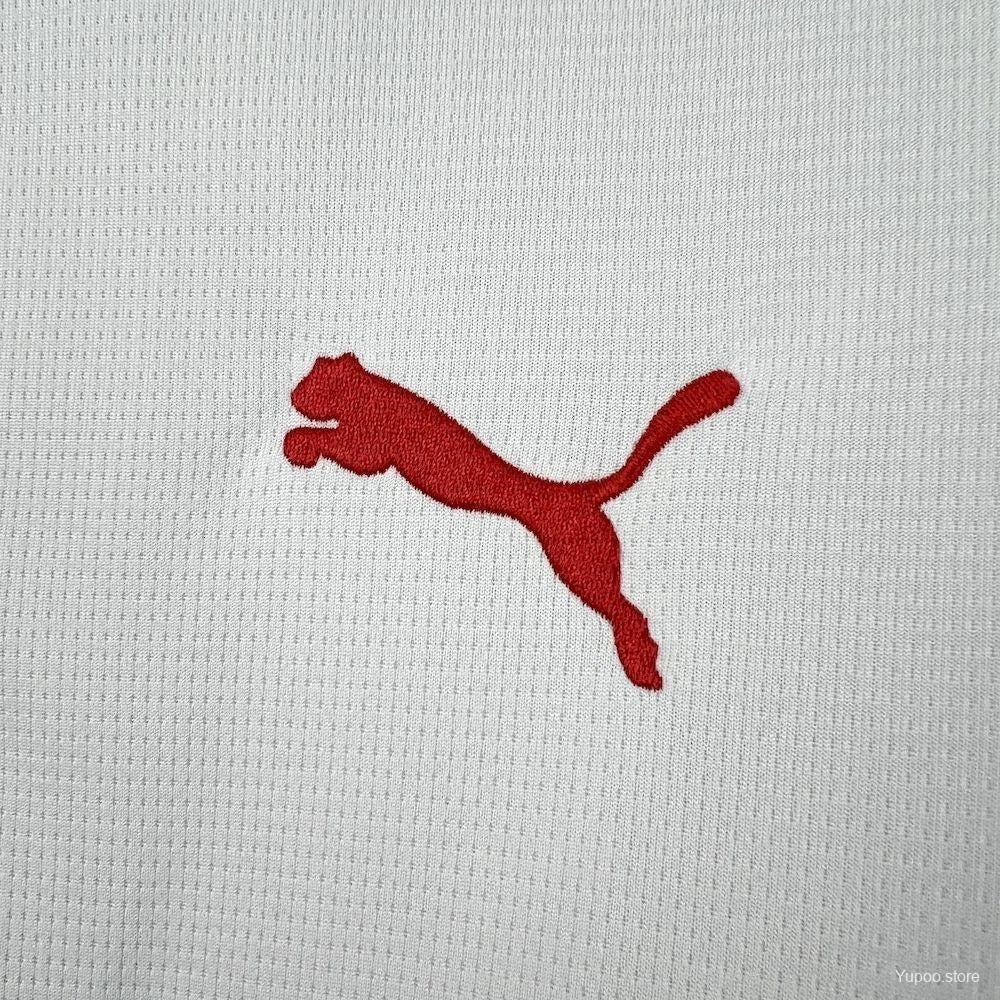 Camiseta blanca edición especial de Portugal 25/26, edición fan