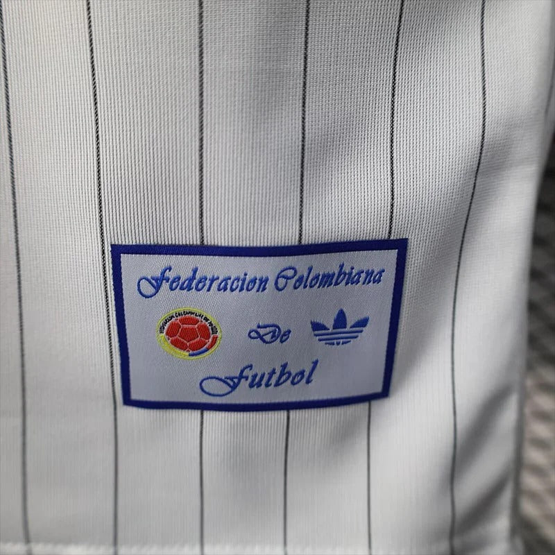 Camiseta de Colombia 2026 edición jugador, edición especial blanca