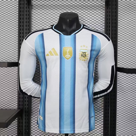 Camiseta de local de Argentina 2026 edición jugador manga larga
