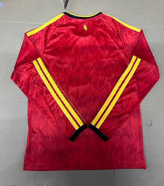 Camiseta de local de Bélgica 2026 edición para aficionados manga larga