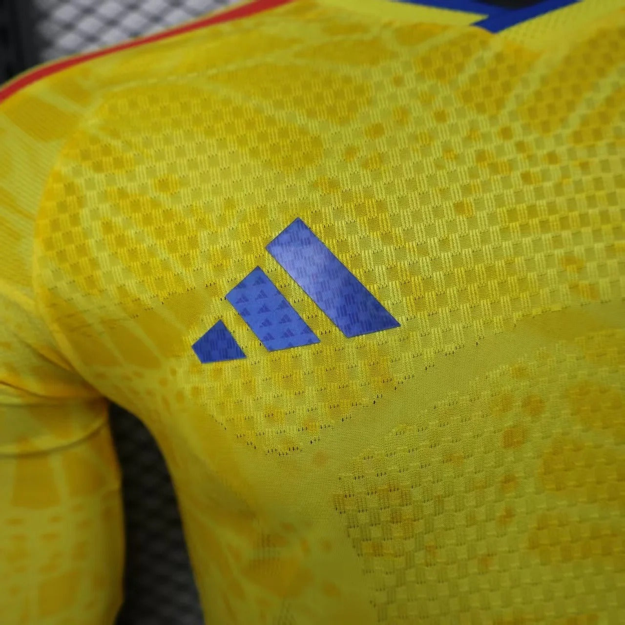 Camiseta de local de Colombia 2026 (manga larga), edición fan