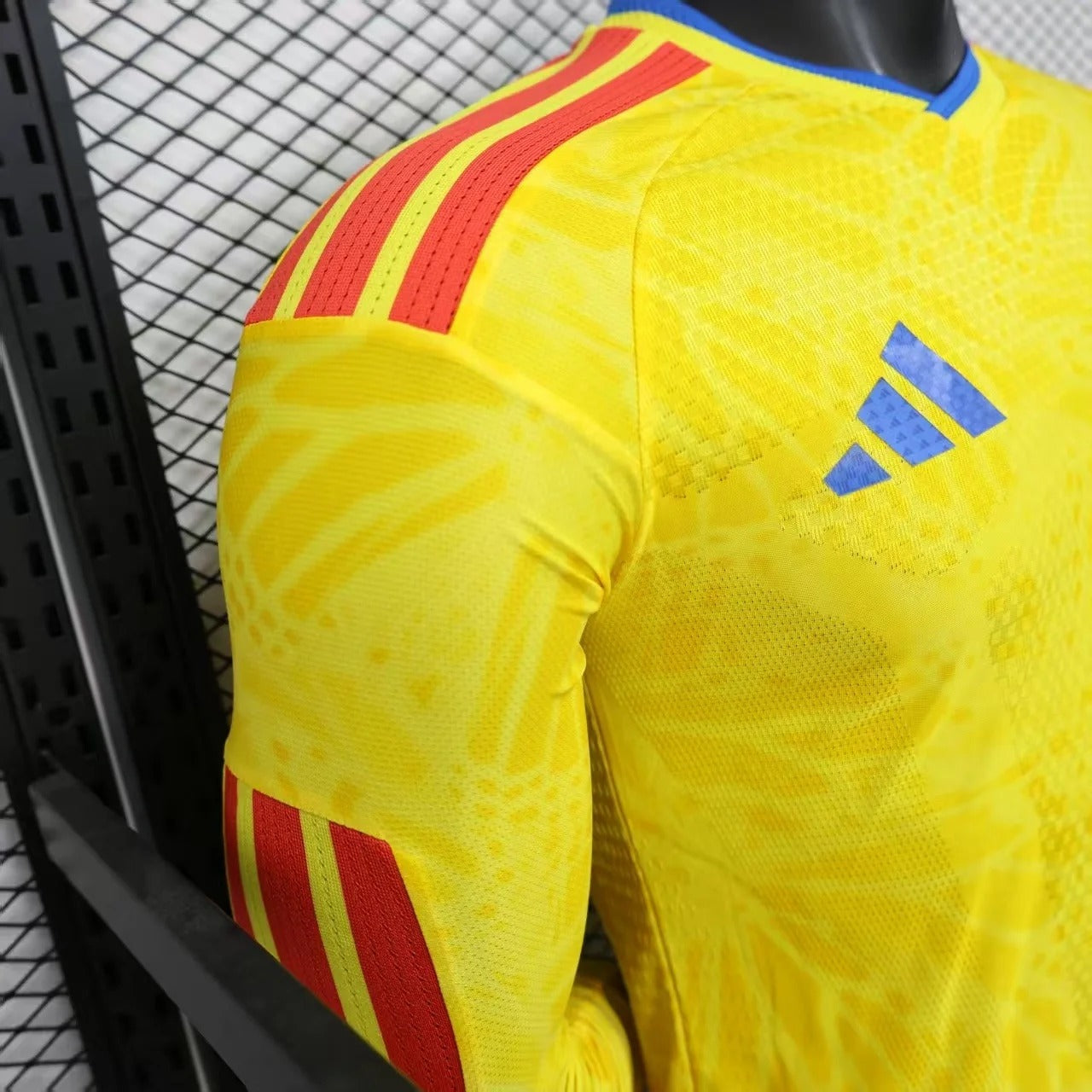 Camiseta de local de Colombia 2026 (manga larga), edición fan