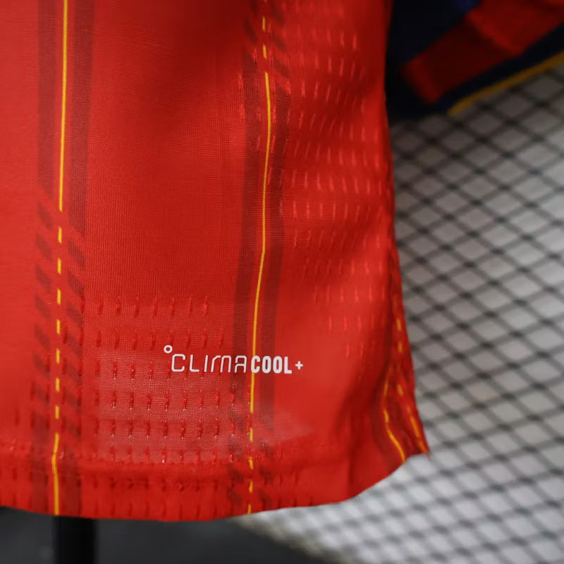 Camiseta de local de España 2026 edición jugador manga larga