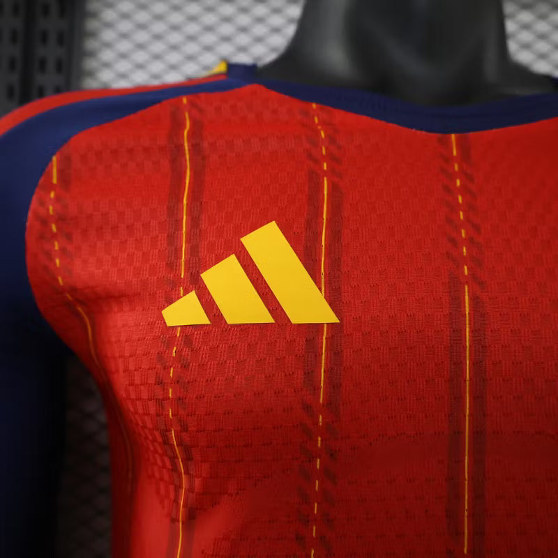 Camiseta de local de España 2026 edición jugador manga larga