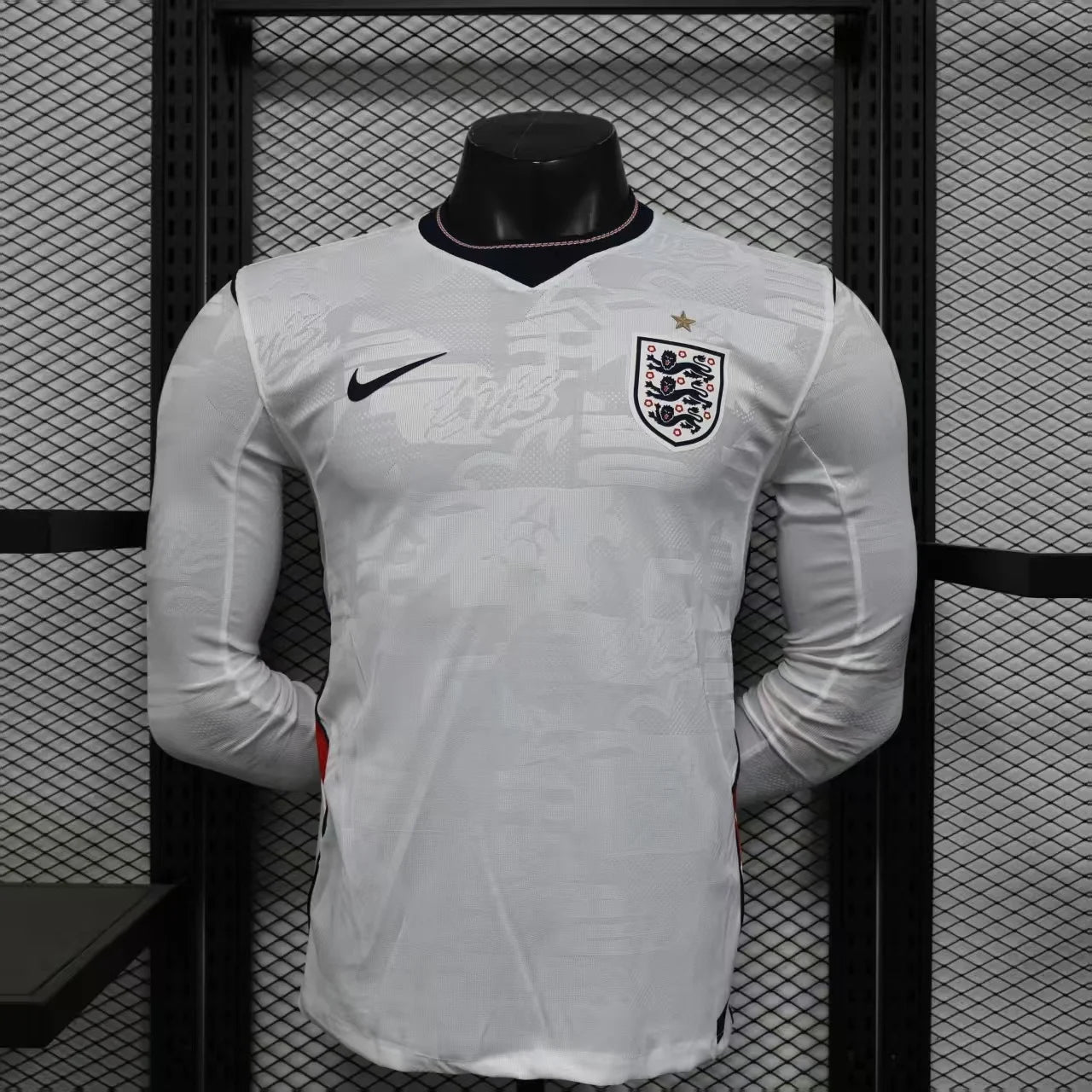Camiseta de local de Inglaterra 2026 versión jugador manga larga