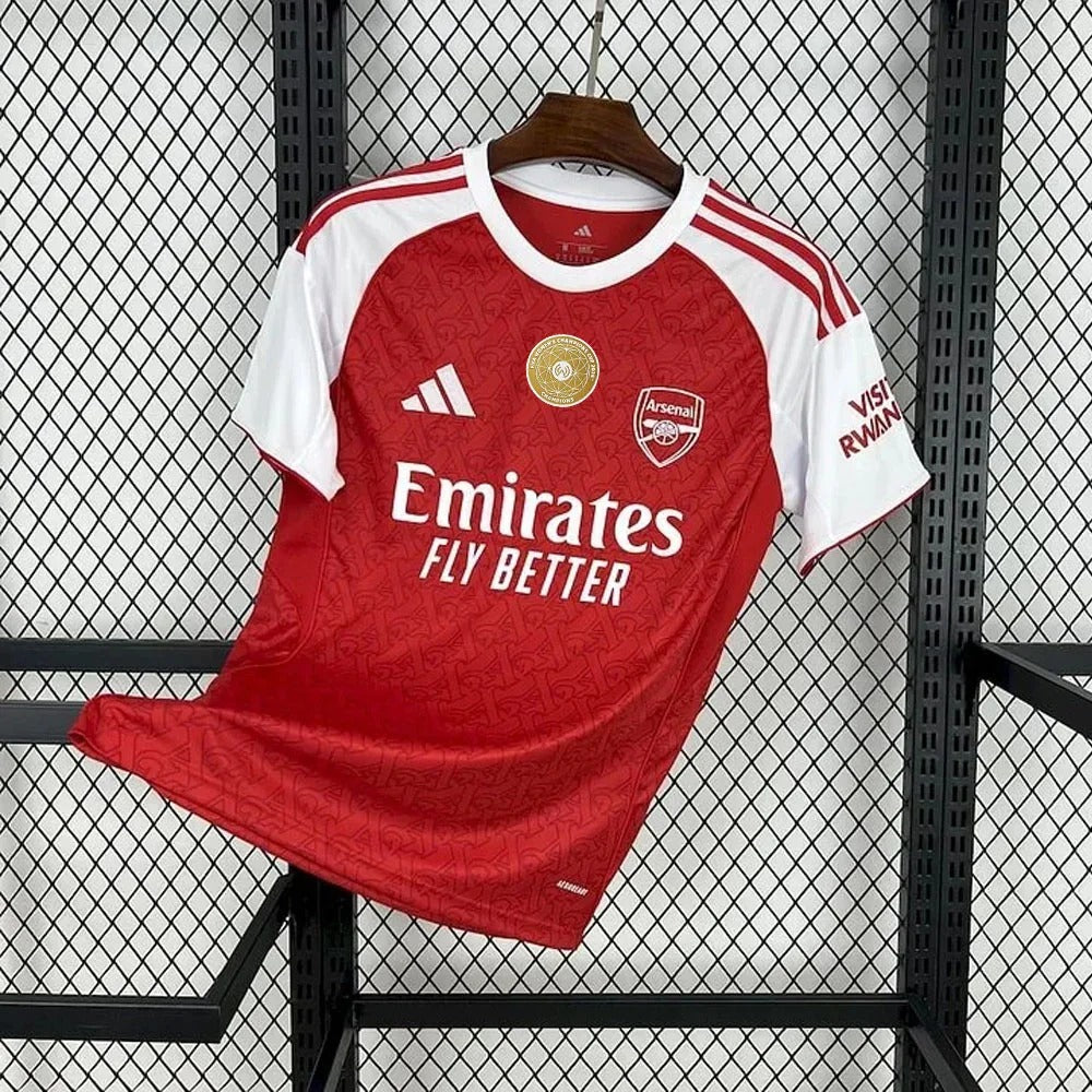 Camiseta de local del Arsenal 25/26, campeón del Mundial de Clubes, edición fan