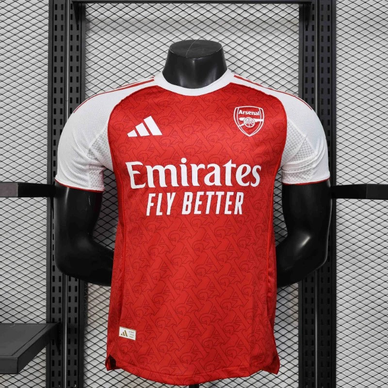 Camiseta de local del Arsenal 25 26, versión jugador