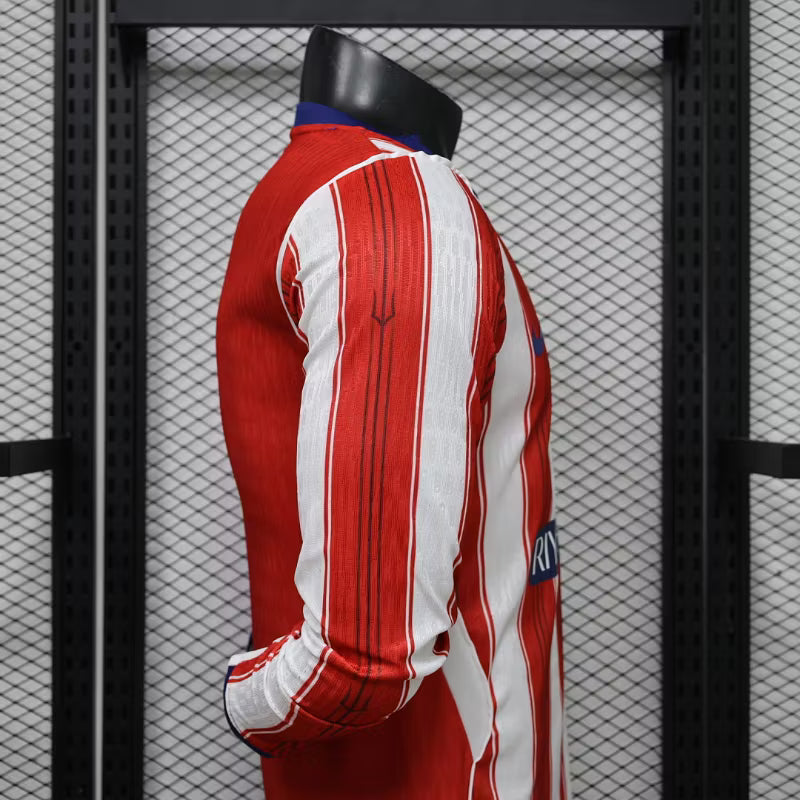 Camiseta de local del Atlético de Madrid 2027 edición jugador manga larga