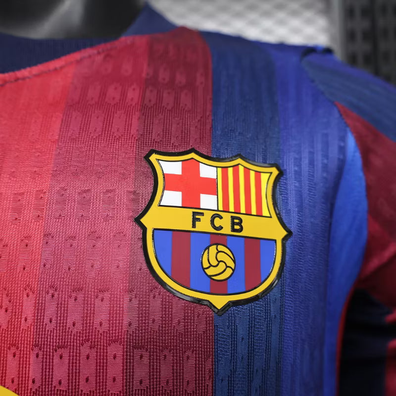 Camiseta de local del Barcelona 2027 edición jugador manga larga
