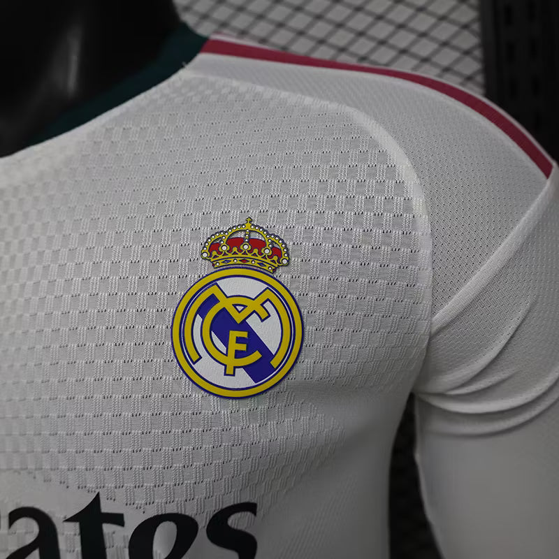 Camiseta de local del Real Madrid 2027 edición jugador manga larga