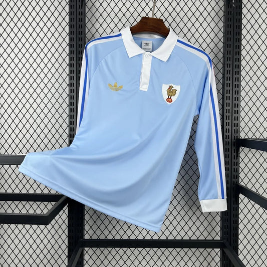 Camiseta de manga larga de Francia 2026 edición para aficionados 120 aniversario de la selección francesa de rugby