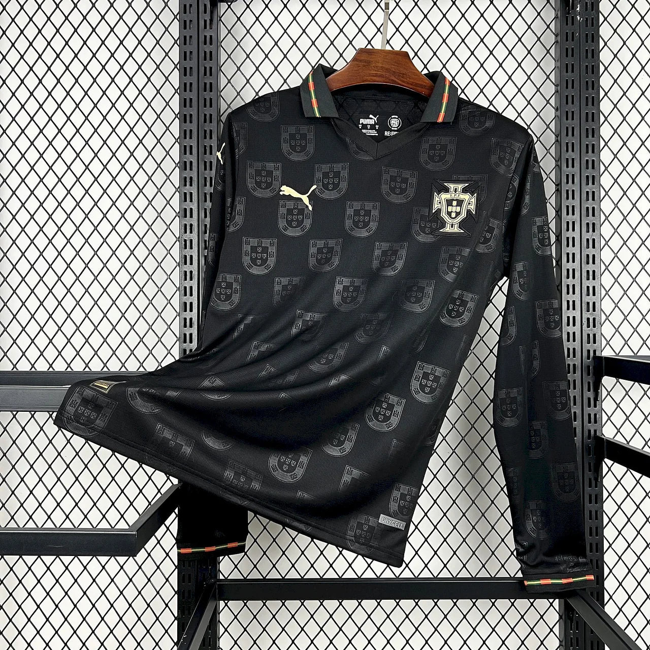 Camiseta de manga larga de Portugal 2026 edición especial para aficionados Black Panther