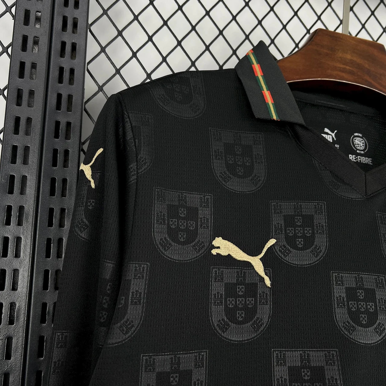 Camiseta de manga larga de Portugal 2026 edición especial para aficionados Black Panther