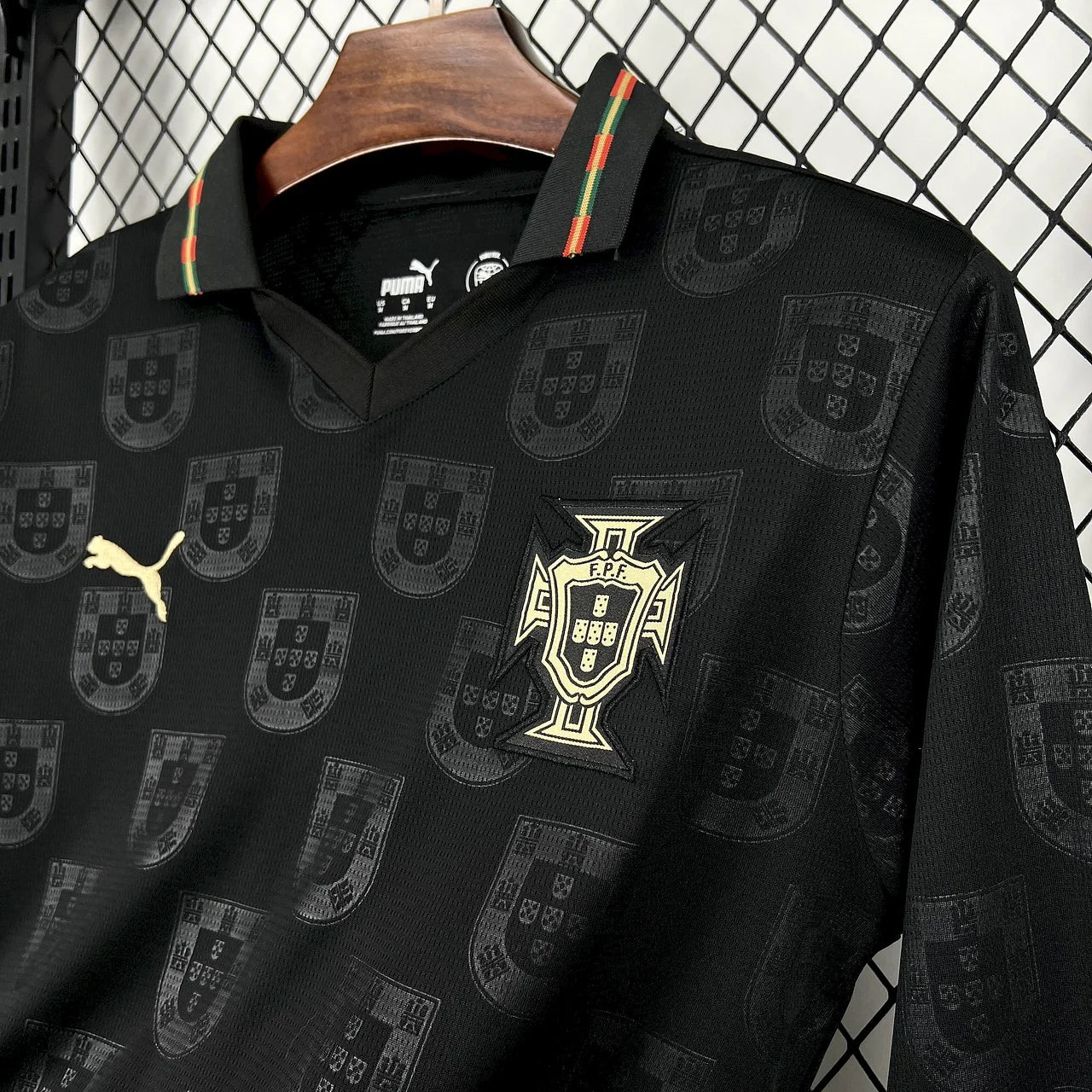 Camiseta de manga larga de Portugal 2026 edición especial para aficionados Black Panther