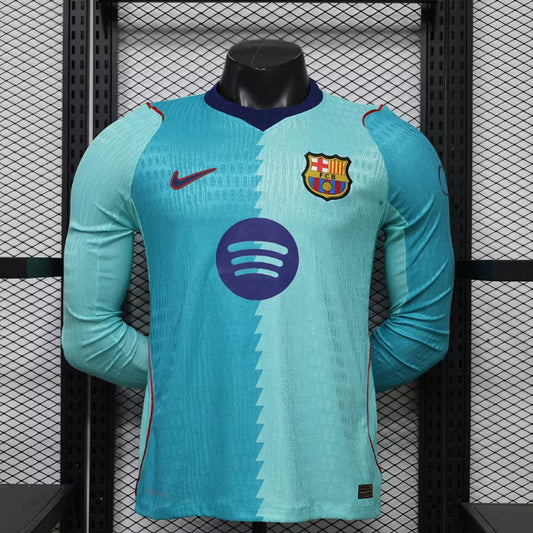 Camiseta de tercera equipación del Barcelona 2027 edición jugador manga larga