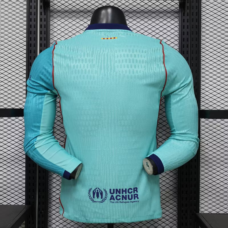 Camiseta de tercera equipación del Barcelona 2027 edición jugador manga larga