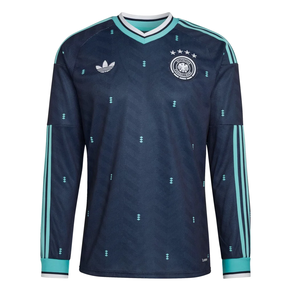Camiseta de visitante de Alemania 2026 edición para aficionados manga larga