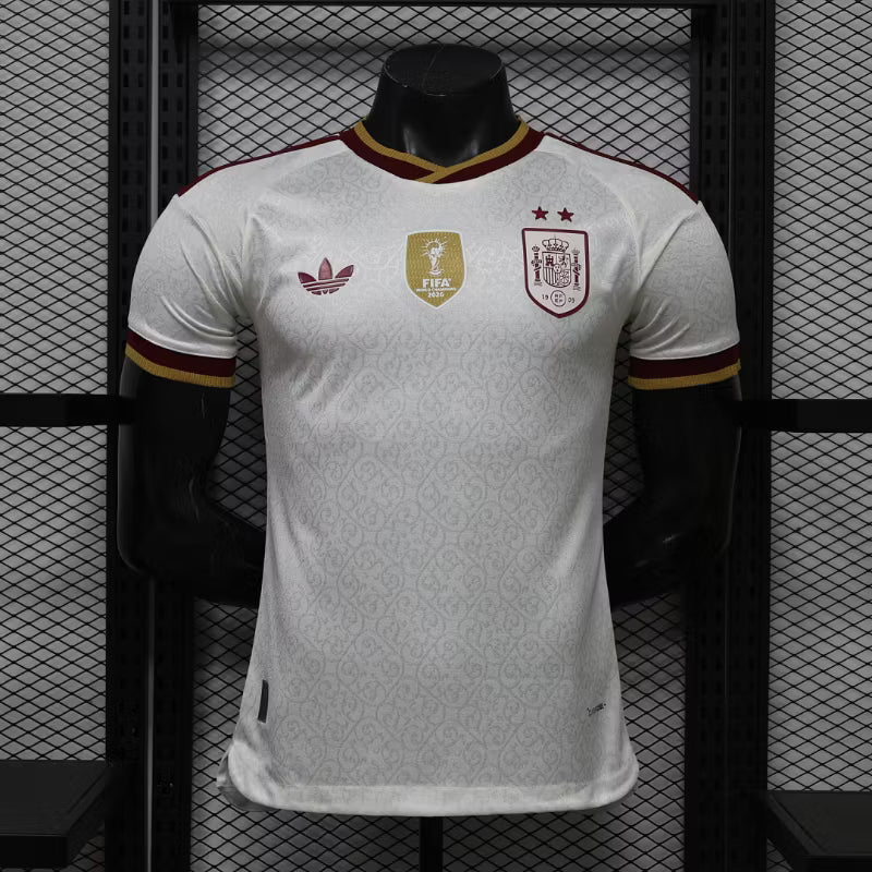 Camiseta de visitante de España 2026 edición jugadora Campeonas del Mundo