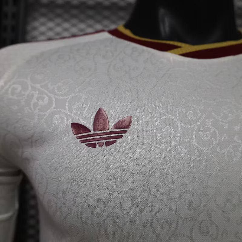 Camiseta de visitante de España 2026 edición jugador manga larga Campeones del Mundo