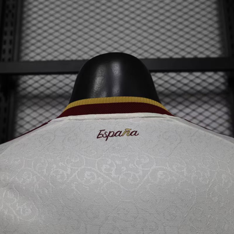 Camiseta de visitante de España 2026 edición jugador manga larga Campeones del Mundo