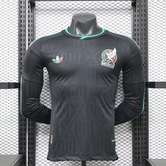 Camiseta de visitante de México 2026 edición jugador manga larga