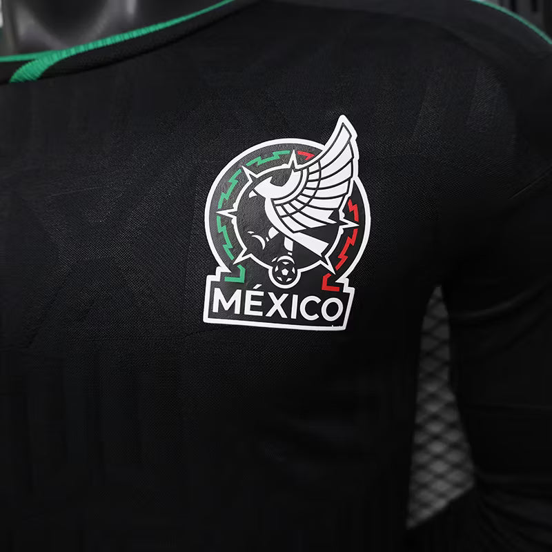 Camiseta de visitante de México 2026 edición jugador manga larga