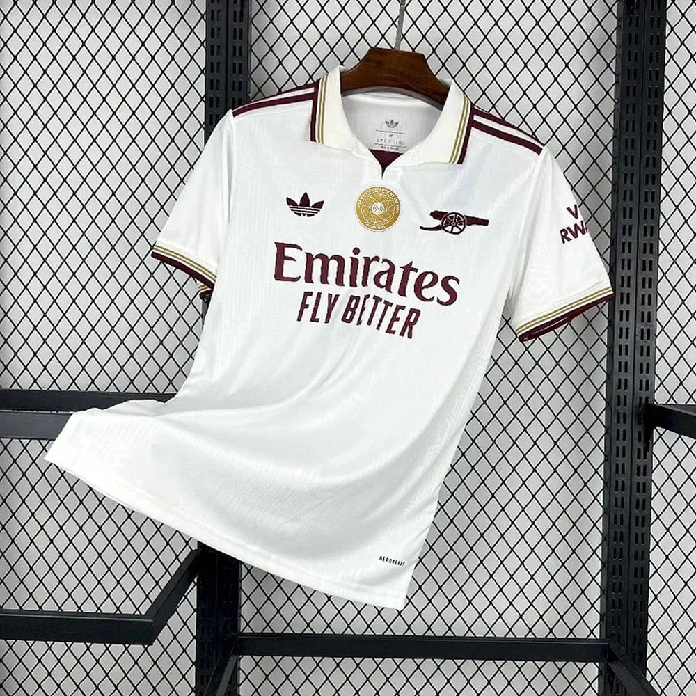 Camiseta de visitante del Arsenal 25/26, campeón del Mundial de Clubes, edición fan
