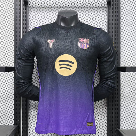 Camiseta de visitante del Barcelona 2027 edición jugador manga larga