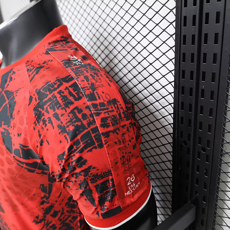 Camiseta especial roja de Canadá 2026 edición jugador