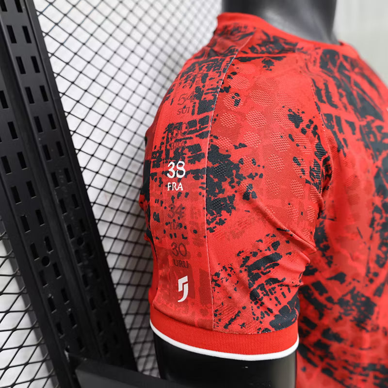 Camiseta especial roja de Canadá 2026 edición jugador
