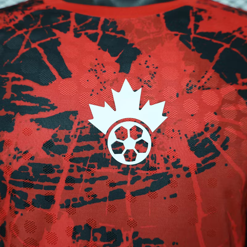 Camiseta especial roja de Canadá 2026 edición jugador