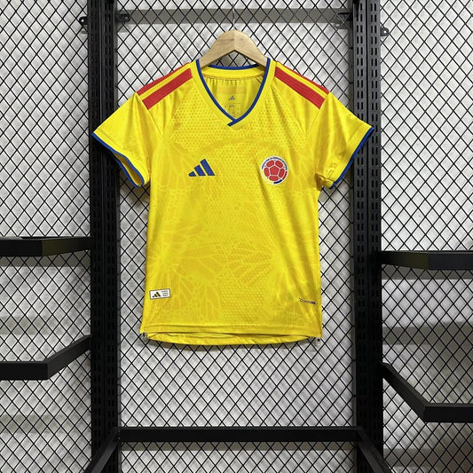 Camiseta local de Colombia 2026, edición fan para mujer