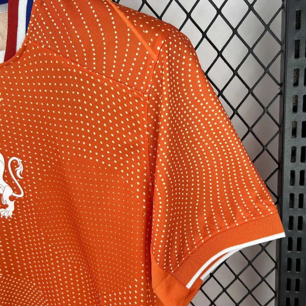 Camiseta local de Holanda 2025/26, versión fan