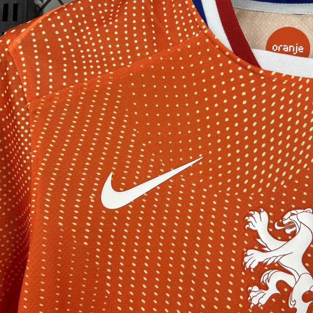 Camiseta local de Holanda 2025/26, versión fan