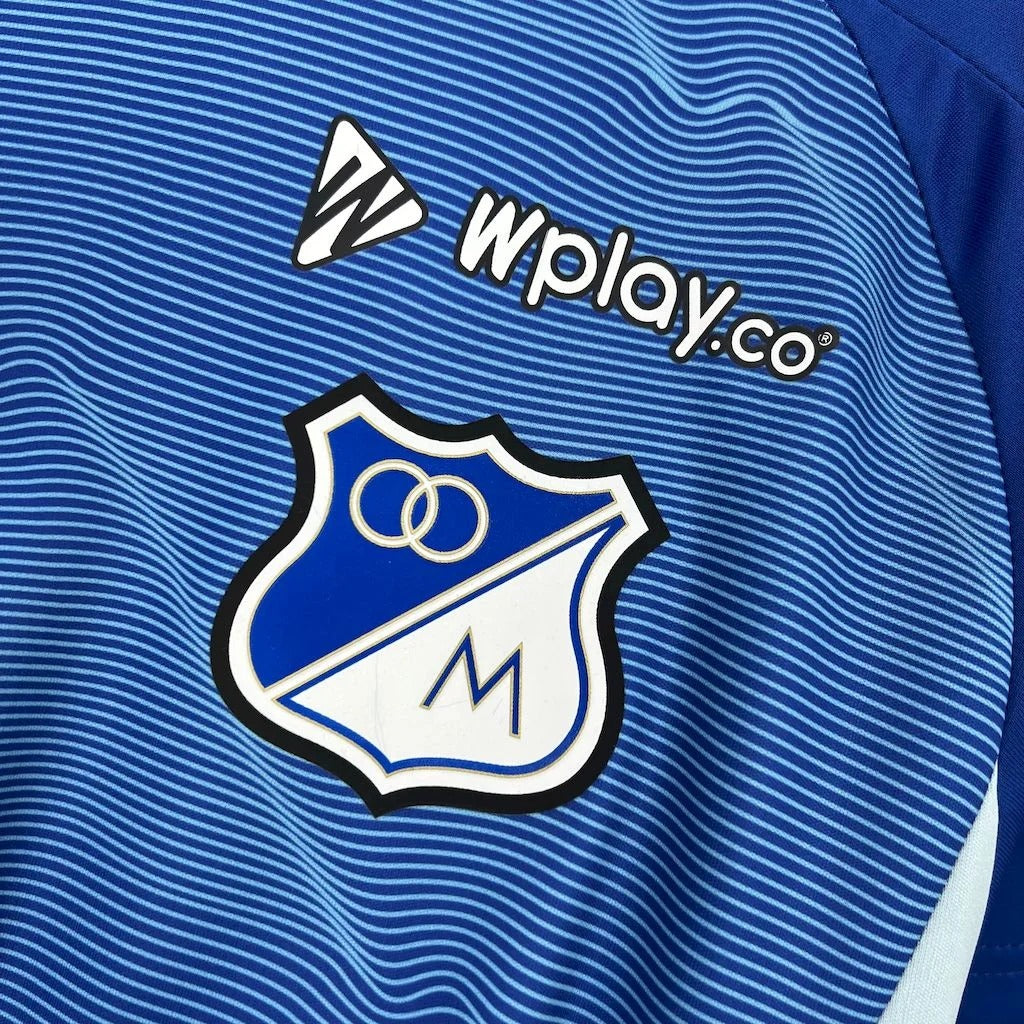 Camiseta local de Millonarios 25/26, edición fan