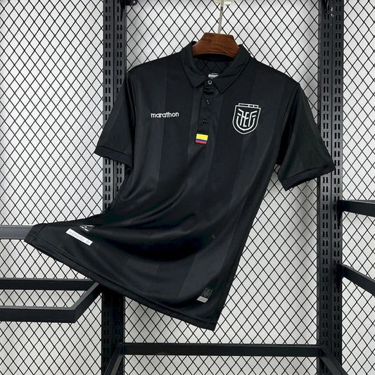 Camiseta negra de Ecuador 2025, edición fan especial