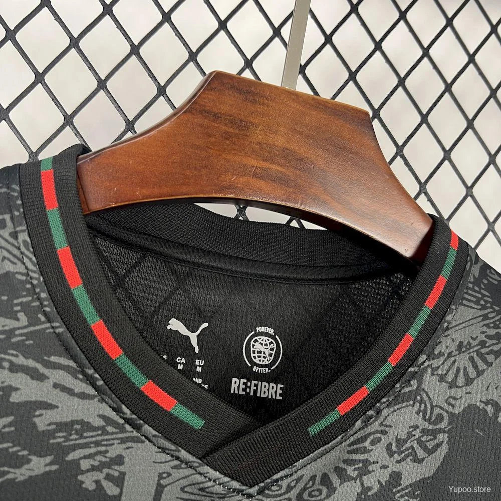 Camiseta negra de Portugal 2025 edición especial para aficionados