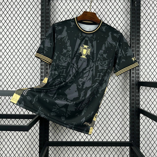 Camiseta negra de Portugal 2025, edición fan especial