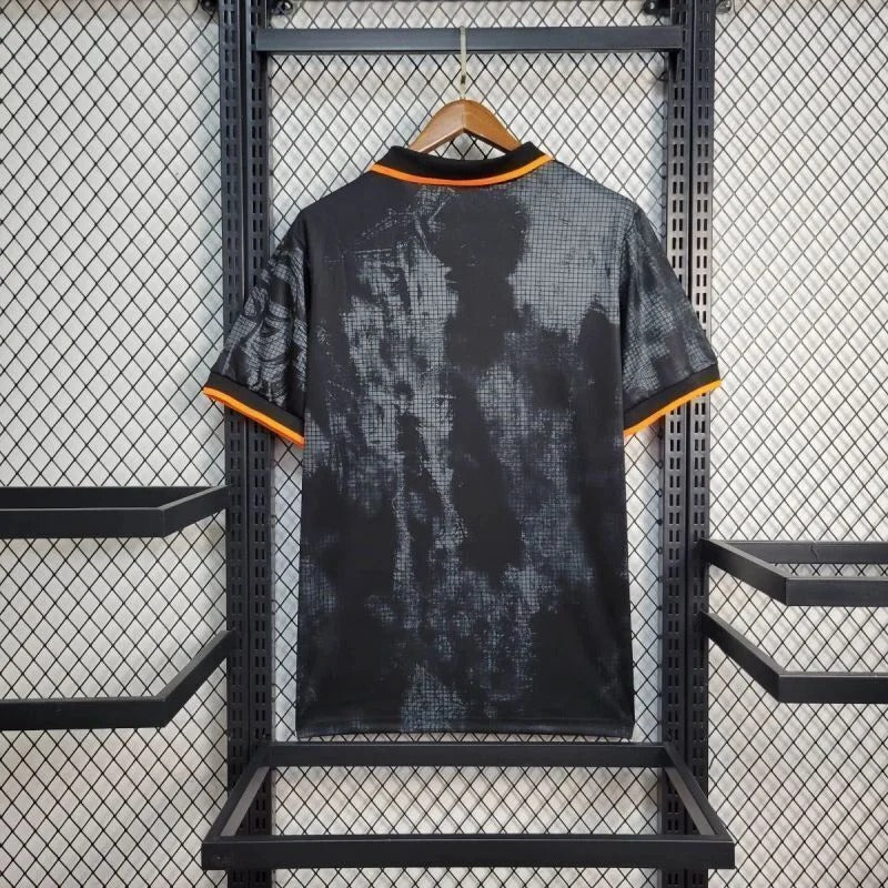 Camiseta negra de edición especial de Holanda 25/26, edición fan