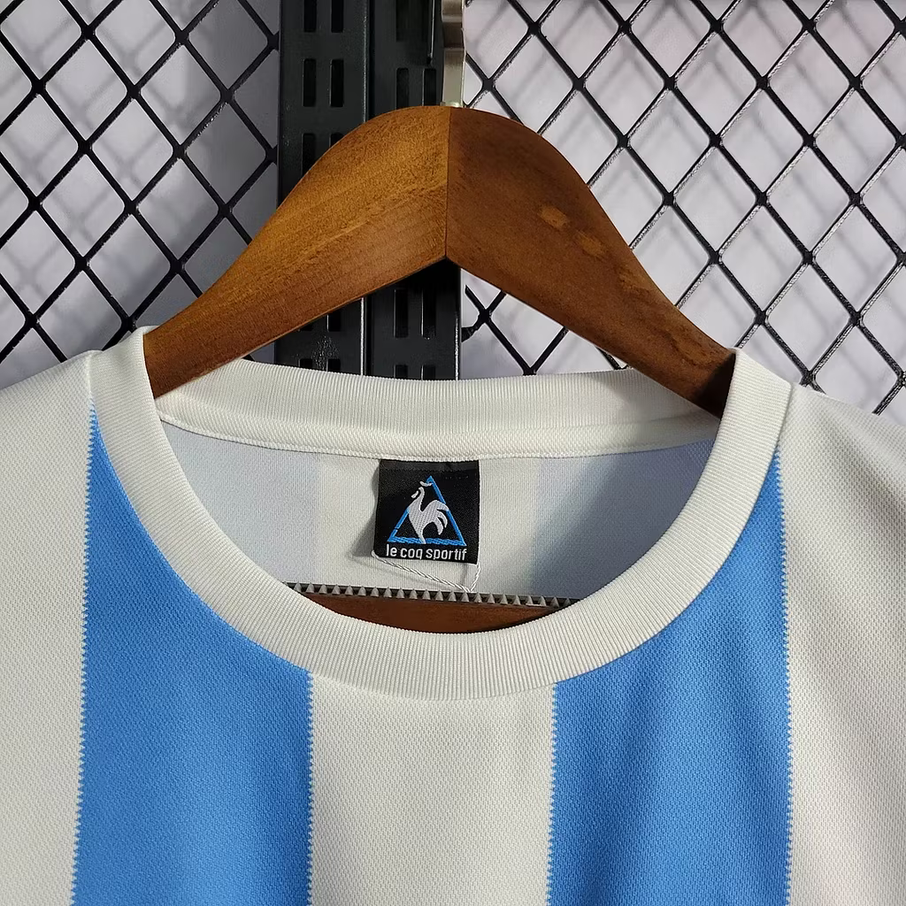 Camiseta retro de Argentina 1986 edición fan